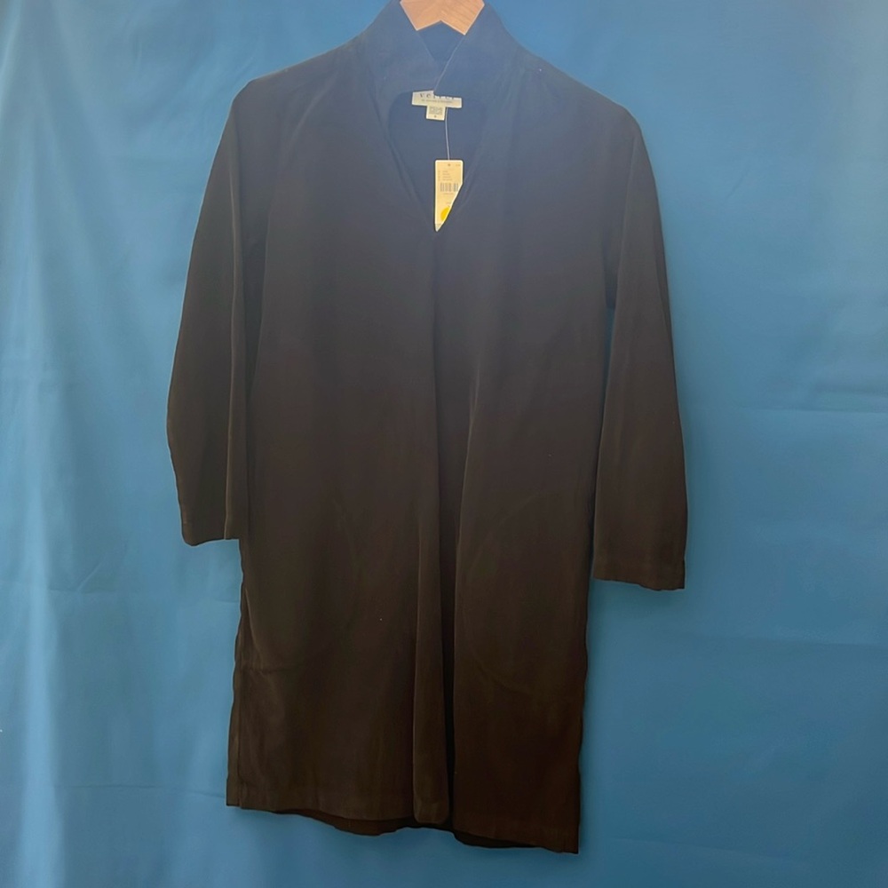 Charcoal corduroy mini dress NWT